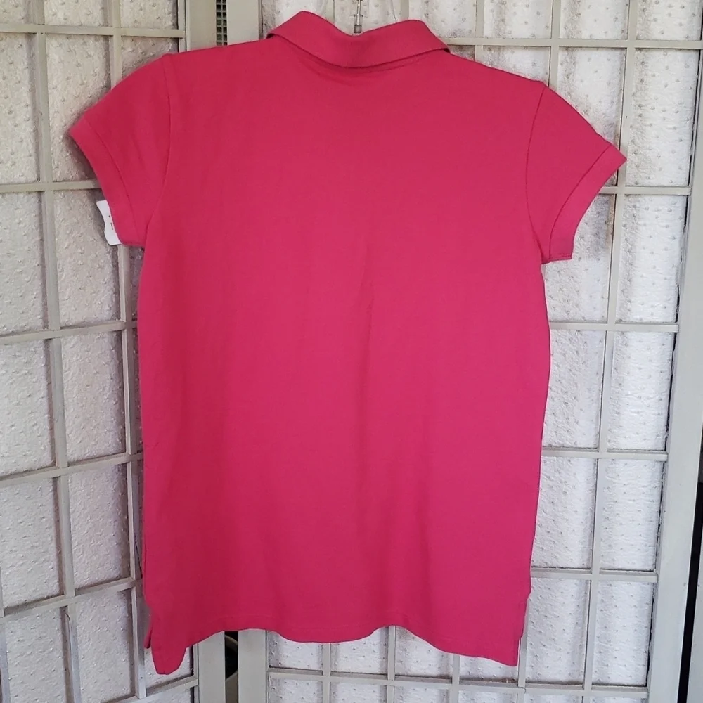 Ralph lauren hot pink girls polo new size 12/14